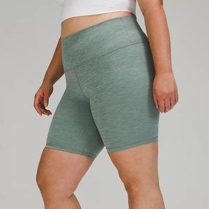 lululemon Align™ High-Rise Short 8" in Heathered Tidewater Teal